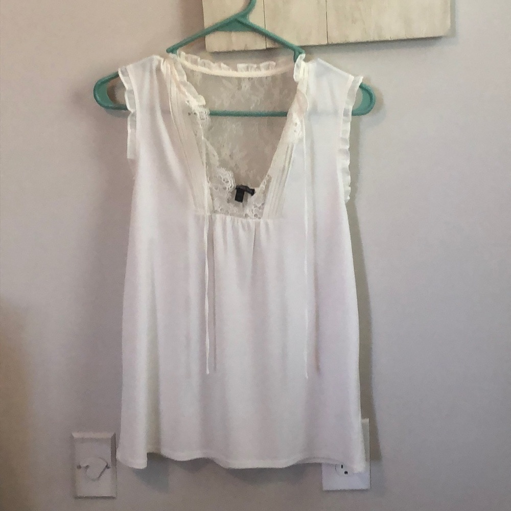 Express lace top size small
